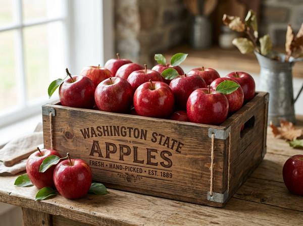 Washington Apples Box